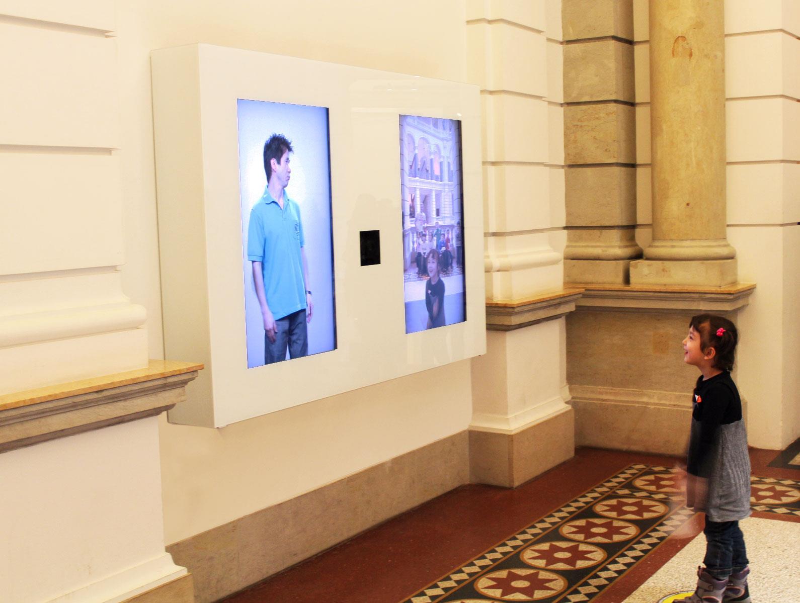 Installation in Museum für Kommunikation, Berlin
